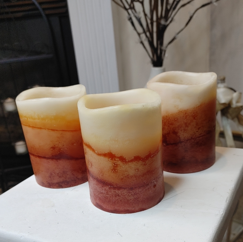 HOBBY LOBBY Maple Creek LED Candles, Bundle Of 3